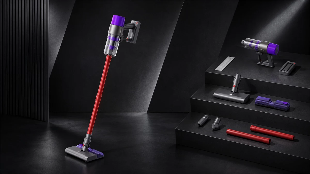 Cordless dry vacuum cleaner