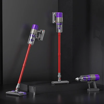 Cordless dry vacuum cleaner