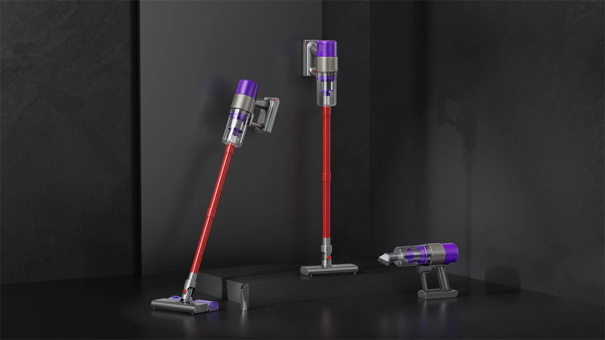 Cordless dry vacuum cleaner